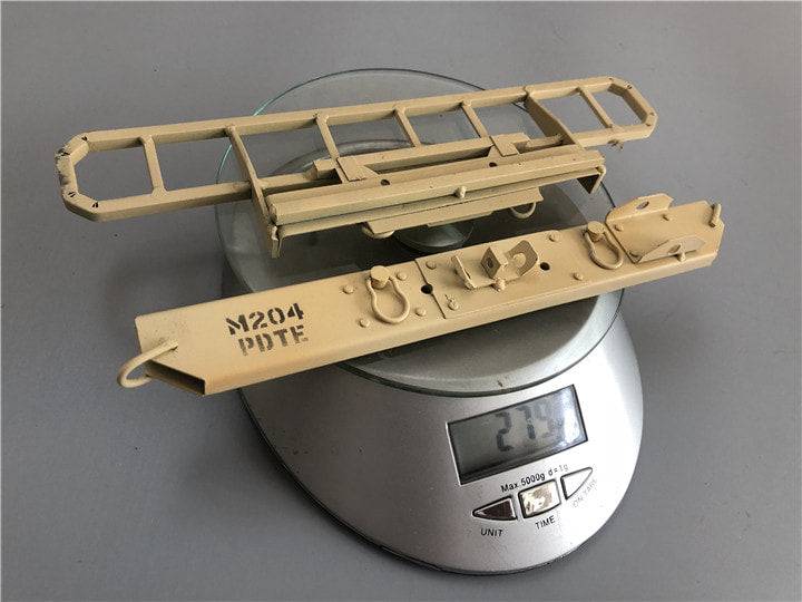 "The 1/10 Scale 313mm All Metal Axial SCX10 RC4W Body Parts of Hummer Military vehicles"