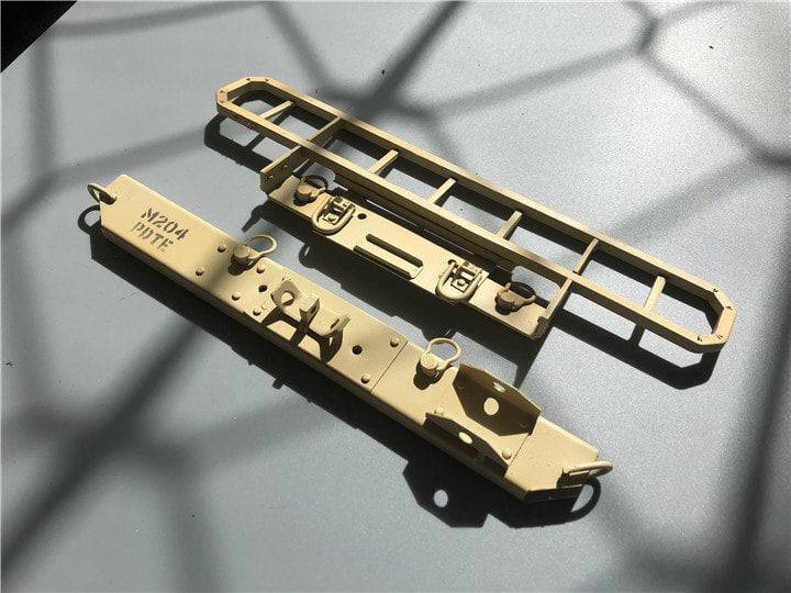"The 1/10 Scale 313mm All Metal Axial SCX10 RC4W Body Parts of Hummer Military vehicles"