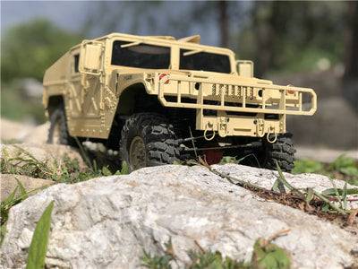 "All Metal 313mm 1/10 Scale Hummer Military vehicles Axial SCX10 RC4W Body Parts - High - quality all - metal construction"