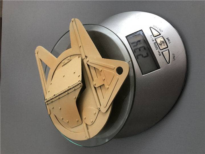 "The 1/10 Scale 313mm All Metal Axial SCX10 RC4W Body Parts of Hummer Military vehicles"