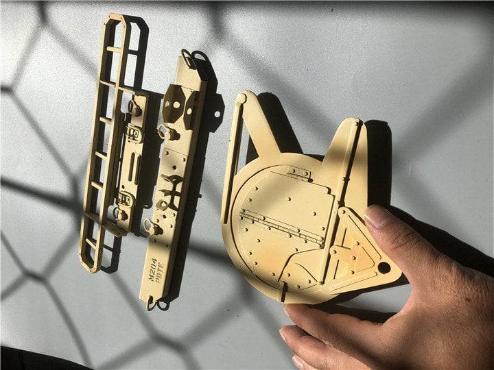 "The 1/10 Scale 313mm All Metal Axial SCX10 RC4W Body Parts of Hummer Military vehicles"