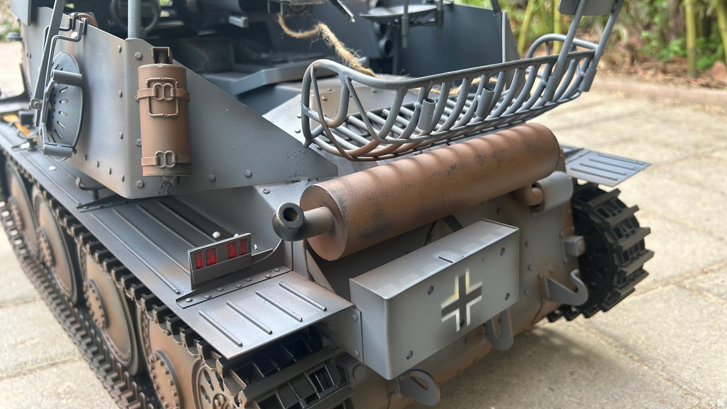 "1/6 Scale Metal Marder III Sd.Kfz. 139 Actionfigur Tank with intricate details, a must - have for collectors"