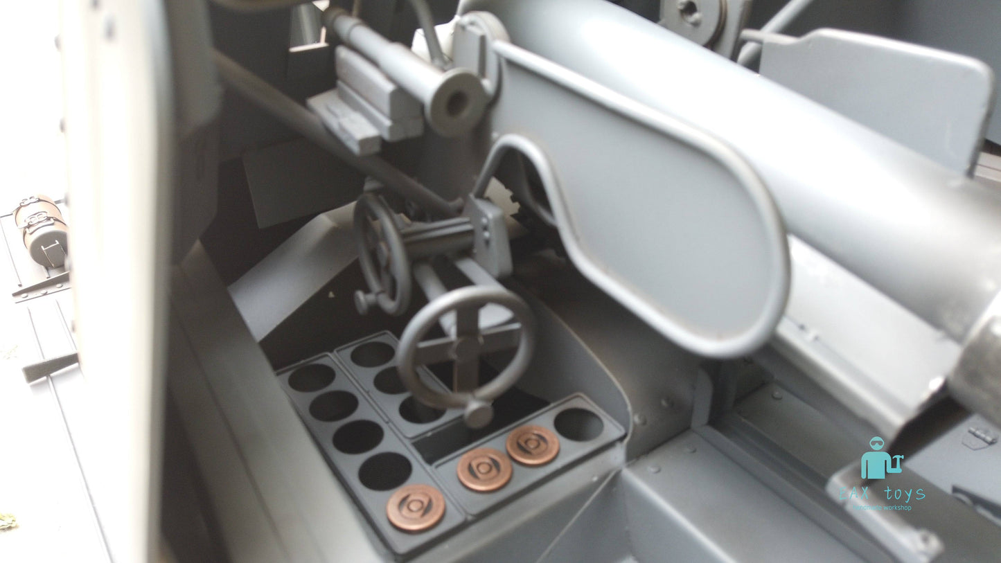 "This 1/6 Scale Metal Marder III Sd.Kfz. 139 Actionfigur Tank adds authenticity to any 1/6 scale military display"