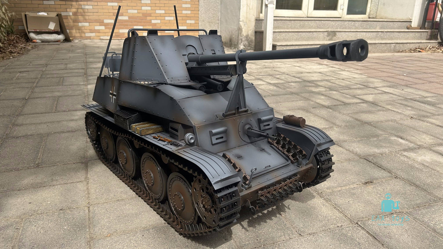 "The 1/6 Scale Metal vehicle Marder III Sd.Kfz. 139 Actionfigur Tank, featuring precise design and realistic appearance"