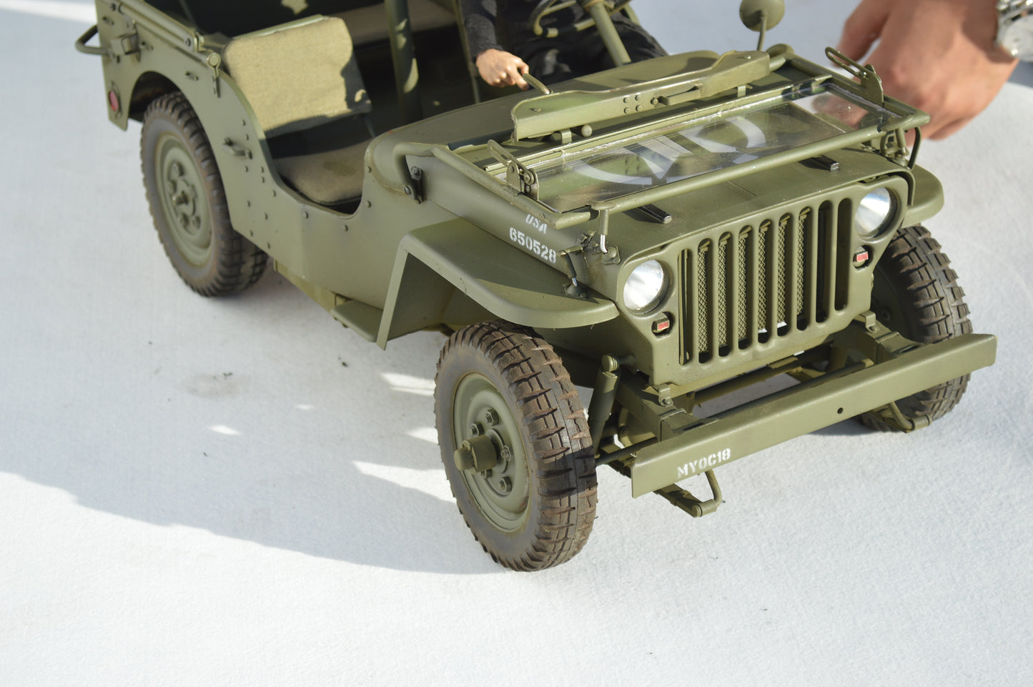 eaxtoys 1/6 Scale Truck Willys jeep full melal