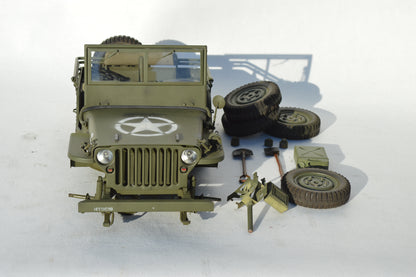 eaxtoys 1/6 Scale Truck Willys jeep full melal