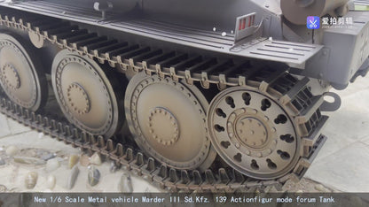 eaxtoys 1/6 Scale Metal vehicle Marder III Sd.Kfz. 139 Actionfigur  Tank